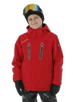 Sunice Boys Reign Jacket -The North Face Shop fw2021 sunice boysreignjacket merlot model