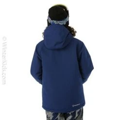 Sunice Boys Reign Jacket -The North Face Shop fw23 sunice boysreignjacket deepblue model3