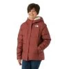 The North Face Girls North Down Fleece-Lined Parka -The North Face Shop fw23 tnf girlsnorthdownfleecelinedparka wildginger model1