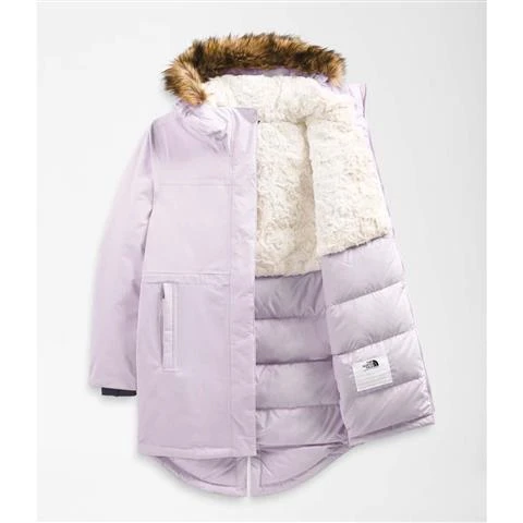 The North Face North Face Girls' Hooded Arctic Parka - Lavender Fog 2 The North Face North Face Girls' Hooded Arctic Parka - Lavender Fog