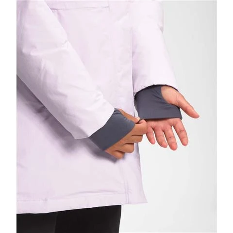 The North Face North Face Girls' Hooded Arctic Parka - Lavender Fog 6 The North Face North Face Girls' Hooded Arctic Parka - Lavender Fog - Image 5